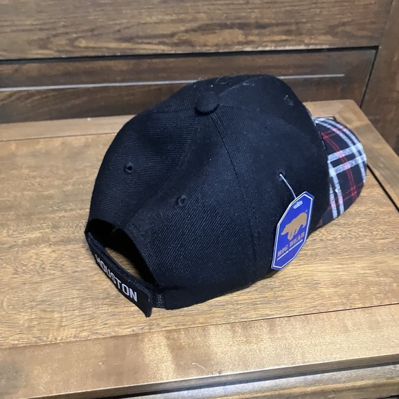 Houston Astros MLB Throwback Retro Hat Cap Black / Red Star Adult Men Adjustable - Picture 3 of 9